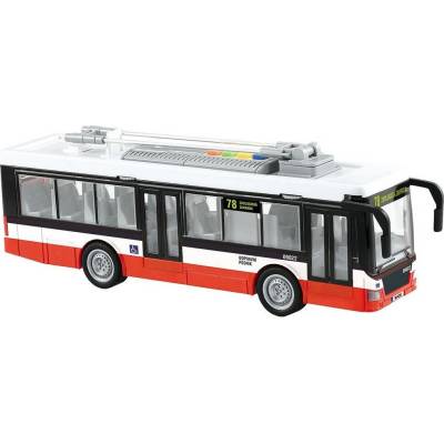 MaDe Trolejbus 28cm mluví česky a svítí