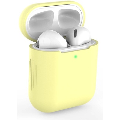 Bomba Silikónové puzdro pre Apple AirPods 1/2 Farba: Žltá CASE FOR AIRPODS/YELLOW