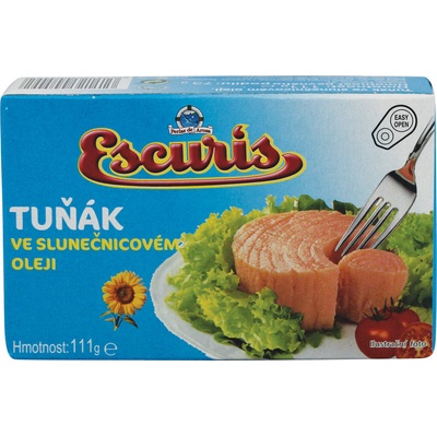Escuris Tuňák ve slunečnicovém oleji 111 g