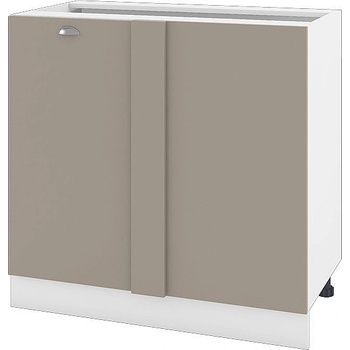 ИРИМ Долен ъглов кухненски шкаф Сити БФ-Капучино мат-11-42 90 см