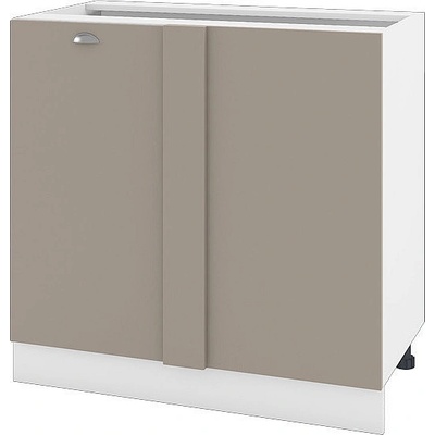 ИРИМ Долен ъглов кухненски шкаф Сити БФ-Капучино мат-11-42 90 см