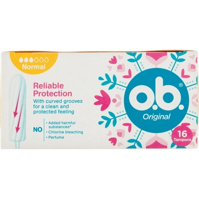 Johnson & Johnson Акушерски тампони (16 бр. /кутия) нормални