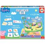 Educa Образователна игра, Educa, Супер пакет 4 в 1, Peppa Pig