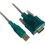 VCOM Кабел VCom CU804, USB to Serial Port RS232 DB-9, 1.2m