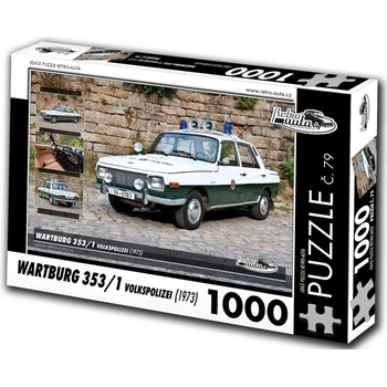 Image 1 of Retro cars - Puzzle Wartburg 353/1 Volkspolizei (1973) - 1 000 piese