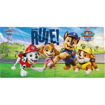 Jerry Fabrics osuška 70 x 140 cm Labková Patrola všetky tlapky do centrály