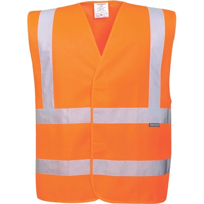 Portwest HI VIS ECO VEST EC76 Reflexná ECO vesta 10 ks v balení HV oranžová