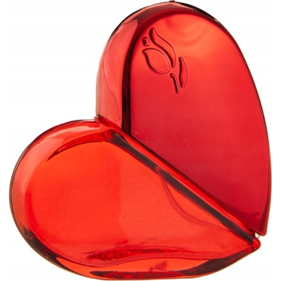 Monique SKLENENÁ DEKORATÍVNA FĽAŠTIČKA NA PARFÉMY SRDCE ATOMIZÉR HLINÍKOVÝ 30 ML!