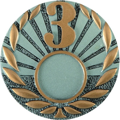 BL.D.38 Figúrka odlievaná disk BLAZE "3+na emblém pr. 25mm" pr. 7 cm