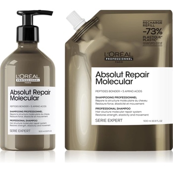 L'Oréal Serie Expert Absolut Repair Molecular изгодна опаковка за увредена коса