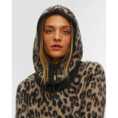 Dámsky šál Kujten Sybel Fluffy Leopard