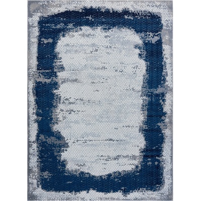 Dywany Łuszczów Core A004 Frame Blue /grey modrý