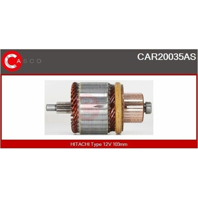 Rotor, štartér CASCO CAR20035AS