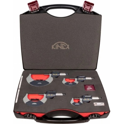 Kinex Sada digitálních mikrometrů 0-100mm v kufru sk777-45-100