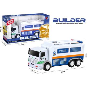 Image 1 of Armtoys ДЕТСКИ МЕХАНИЧЕН КАМИОН ПОЛИЦИЯ В КУТИЯ 32 СМ