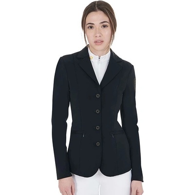 EQUESTRO Dámské závodní sako Contrast černé – Zboží Dáma