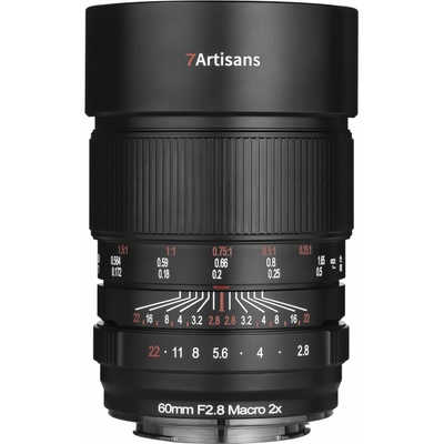 7Artisans 60mm f2.8 macro 2x objektiv Sony E