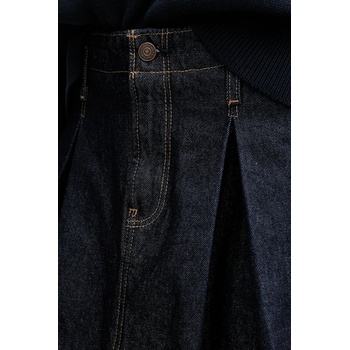 Calvin Klein Jeans Дънкова пола Calvin Klein Jeans в тъмносиньо къса разкроена LV047C717G (LV047C717G)