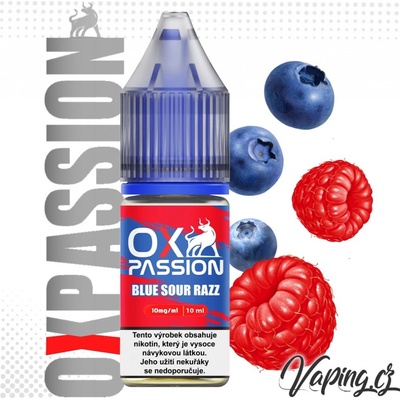 Oxva OX Passion Blue Sour Razz 10 ml 10 mg