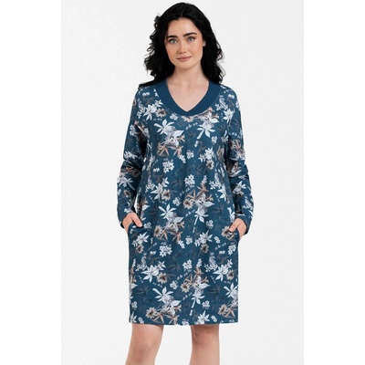 Dámské šaty Italian Fashion Nikjana tunika dł.r. Tyrkysová – Zboží Mobilmania