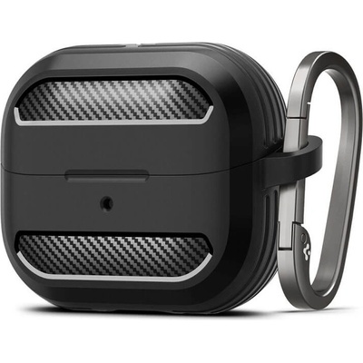 SPIGEN Калъф за Слушалки SAMSUNG Galaxy Buds 3 Pro/3, SPIGEN Rugged Armor Case, Черен (ACS08330)