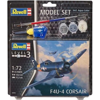 Revell model set plane 63955 F Corsair 1:72