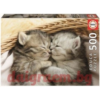 Educa Пъзел educa 19004 - 500 части - Сладки котенца (edu19004)