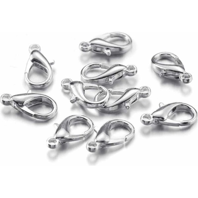 Pro Háčkování Karabinka 21 x 11 mm, platina
