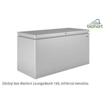 Biohort LoungeBox 160 šedý křemen metalíza