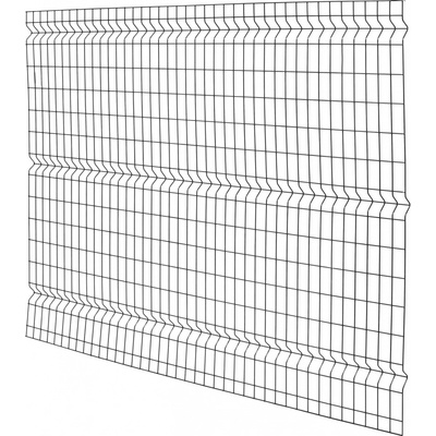 Jednoduché svařované 3D plotové pletivo antracitová 150 x 200 cm