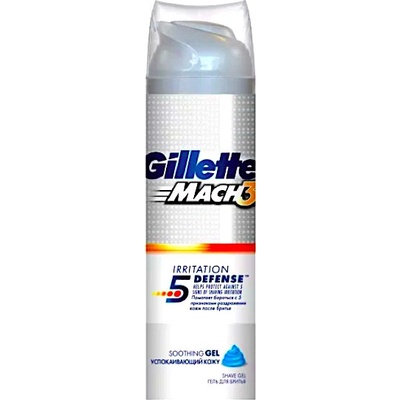 Gillette Mach3 Irritation Defense 5 gel na holení 200 ml