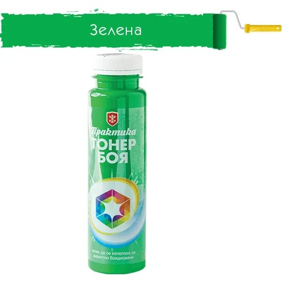 ПРАКТИКА ТОНИРАЩА БОЯ ПРАКТИКА 0.250л ЗЕЛЕНА (31109)