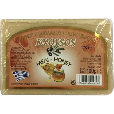 Knossos Olivové tuhé mydlo Med 100 g