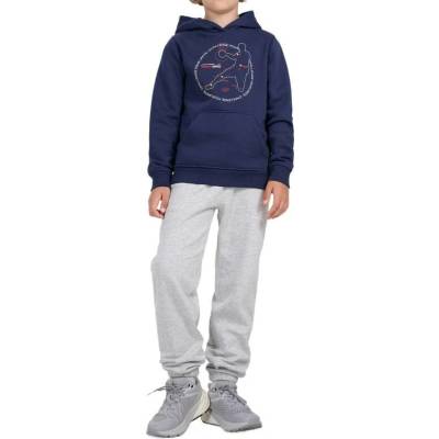 4F JUNIOR-TROUSERS CAS M1510-4FJWMM00TTROM1510-25M-GREY MELANGE šedá