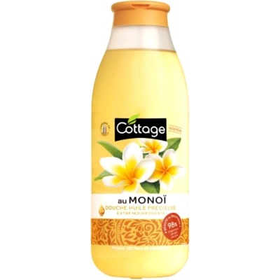 Cottage extra vyživujúci 98% organický olejový sprchový gel Monoi 560 ml