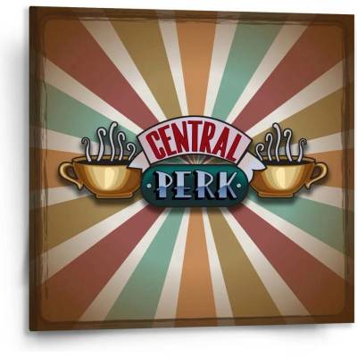 Sablio Obraz Seriál přátelé CENTRAL PERK Abstrakce - 110x110 cm