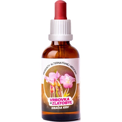 Trávníček Dračia krv Vrbovka + Zlatobyľ tinktura 50 ml