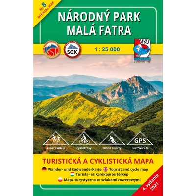 mapa Národný Park Malá Fatra 1:25 000