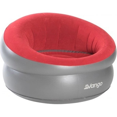 Vango INFLATABLE DELUXE FLOCKED CHAIR carmine red Červená židle