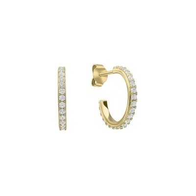 Diamonfire Luxusné strieborné náušnice E6407