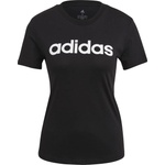 adidas Дамска тениска Adidas Essentials Logo T-Shirt Womens - Linear Black