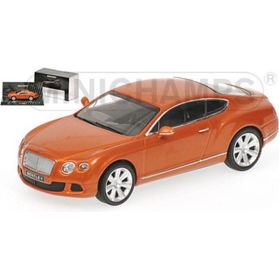 MINICHAMPS 1: 43 bentley continental gt 2011 ОРАНЖЕВ МЕТАЛИК