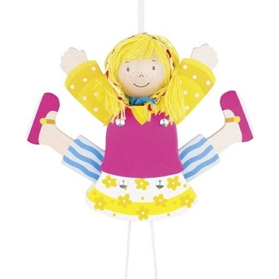 Goki drevená poskakujúca bábika