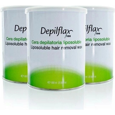 Depilflax vosk na depilaci v plechovce 800 ml přírodní