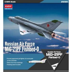 Academy Комплект модел самолет 12320 - Russian Air Force MiG-21PF Fishbed-D (1: 48)