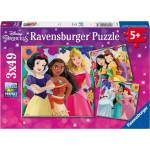 Ravensburger Детски пъзел Ravensburger 3 x 49 части - Дисни принцеси (12001068) - ozone
