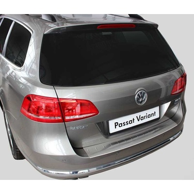 JJ & AUTOMOTIVE Ochranná nerezová lišta zadného náraznika pre Volkswagen Passat B7 Variant combi