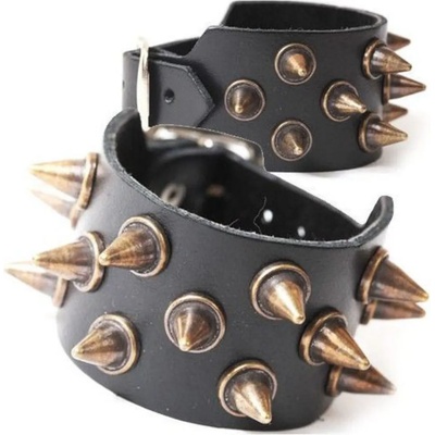 Black & metal гривна spikes 3 - bwz-515