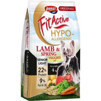 FitActive Originals Senior Hypoallergenic jahňacie so zeleninou 4 kg
