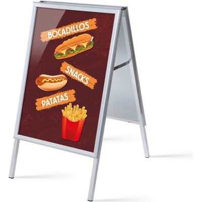 Jansen Display Set reklamního áčka A1, Svačiny, španělsky, 639 x 1094 mm